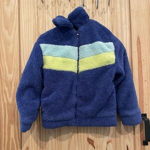 Wonder Nation fluffly jacket, size L (10-12)